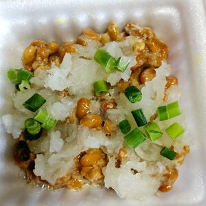 納豆アレンジ♪鰹節と大根おろしのポン酢納豆